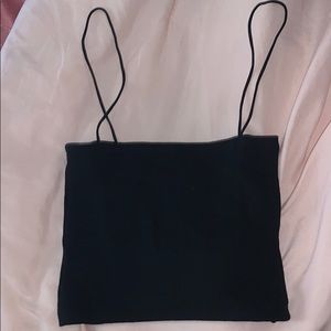 Zara black tube top